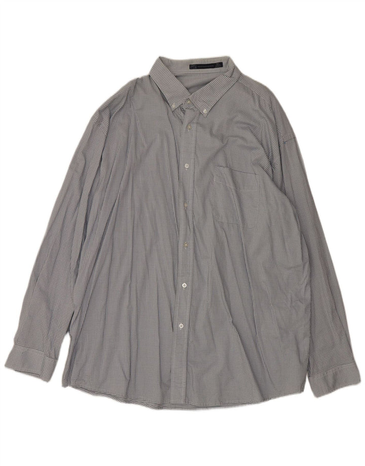 Мужская рубашка Lee 3XL синяя в клетку