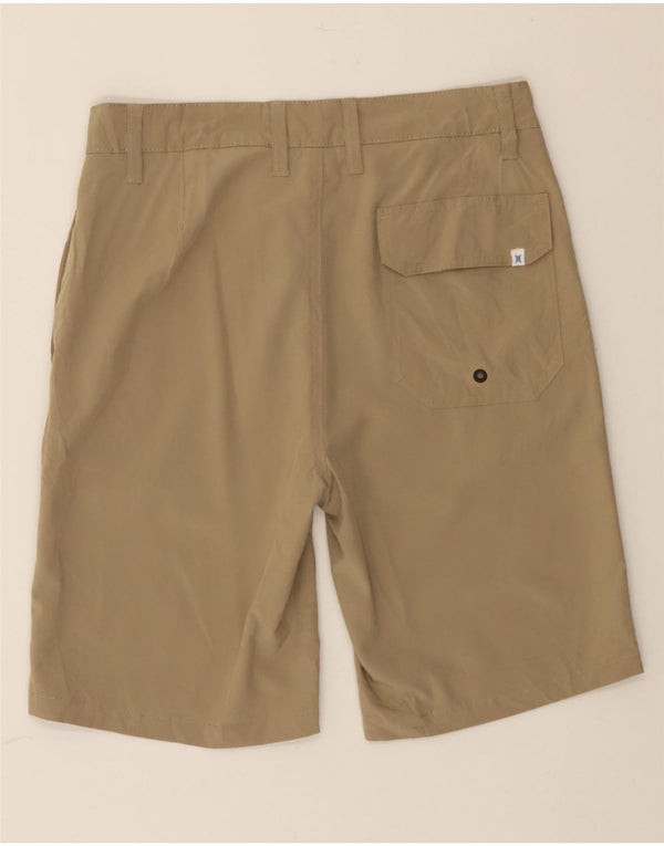 HURLEY Mens Bermuda Shorts W28 Small Beige