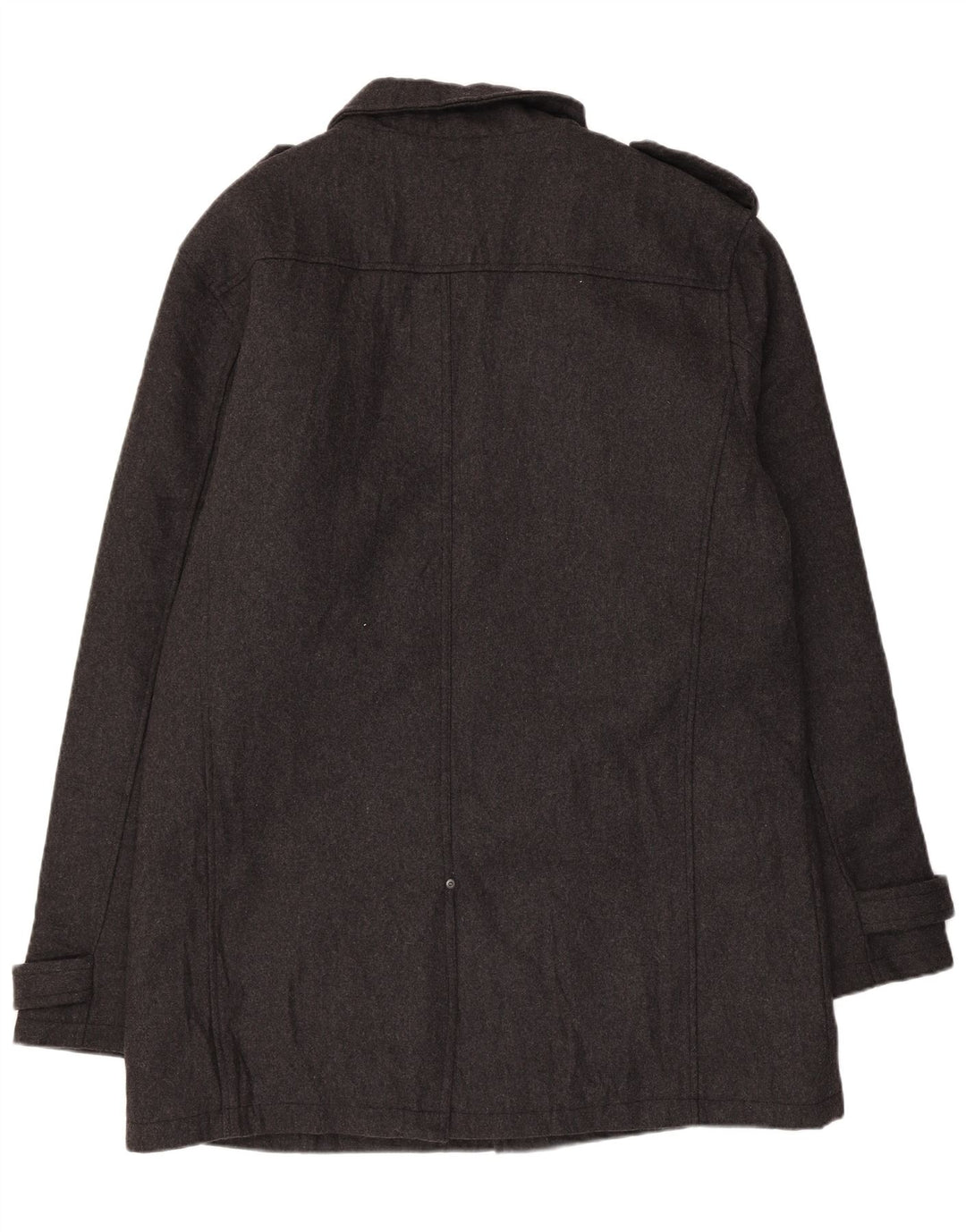 Мужское пальто в стиле милитари Blend UK 44 2XL, серое шерстяное