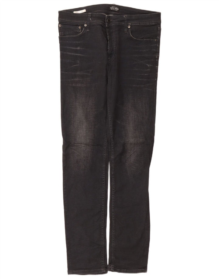 Мужские джинсы Jack & Jones Tim Slim W33 L34, серый хлопок
