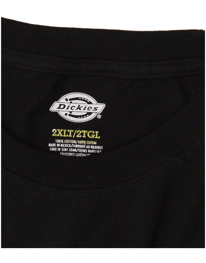 Мужской топ Dickies с длинным рукавом 2XL, черный хлопок