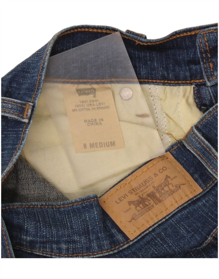 Женские джинсы Levi's 512 Perfectly Slim Bootcut, США 8, средние W28 L28, синие