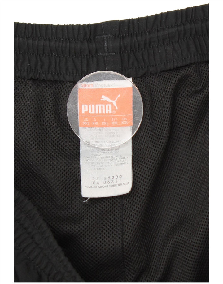 Мужские спортивные брюки Puma 2XL черные из полиэстера