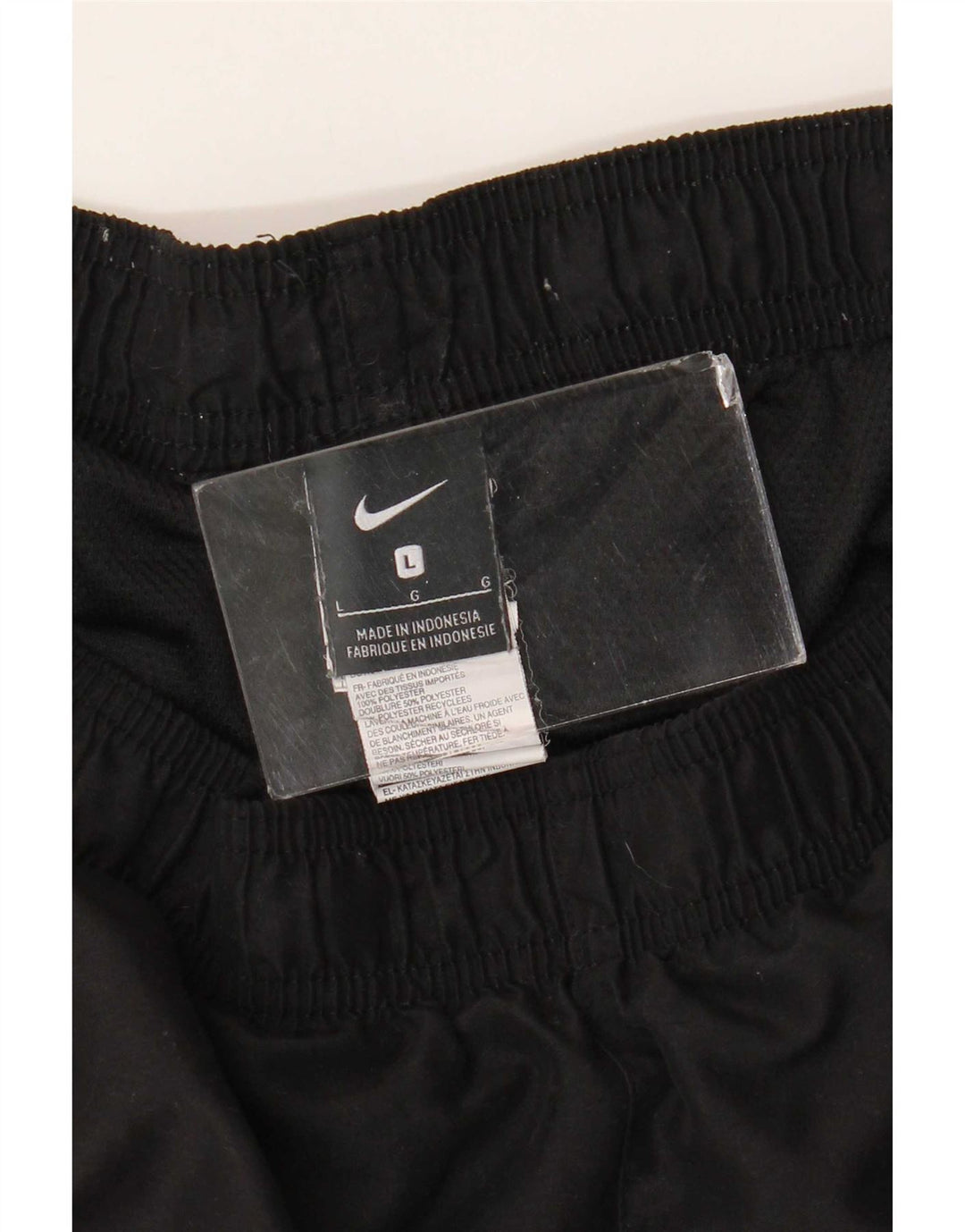 Мужские спортивные шорты Nike, большие черные, полиэстер