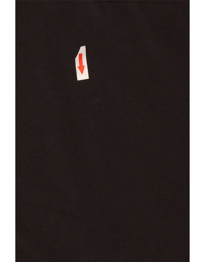 Пуловер с воротником на молнии для мальчиков Puma, спортивный костюм черного цвета, цветные блоки, 7–8 лет