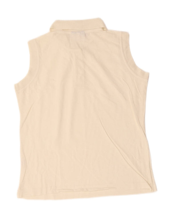 Рубашка поло женская без рукавов AUSTRALIAN L'ALPINA IT 44 Medium Off White