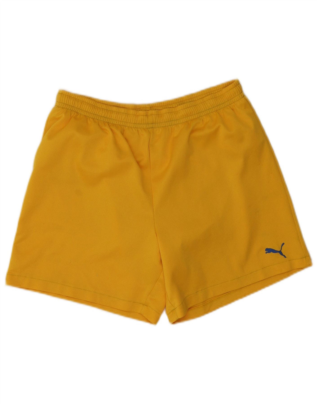 Мужские спортивные шорты Puma среднего желтого цвета