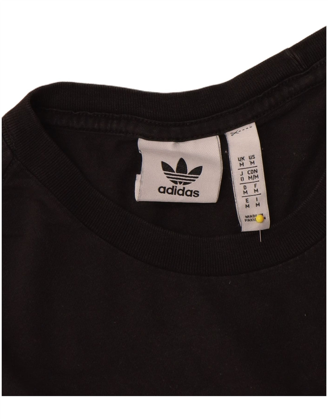 Мужская футболка Adidas Top Medium Black Cotton