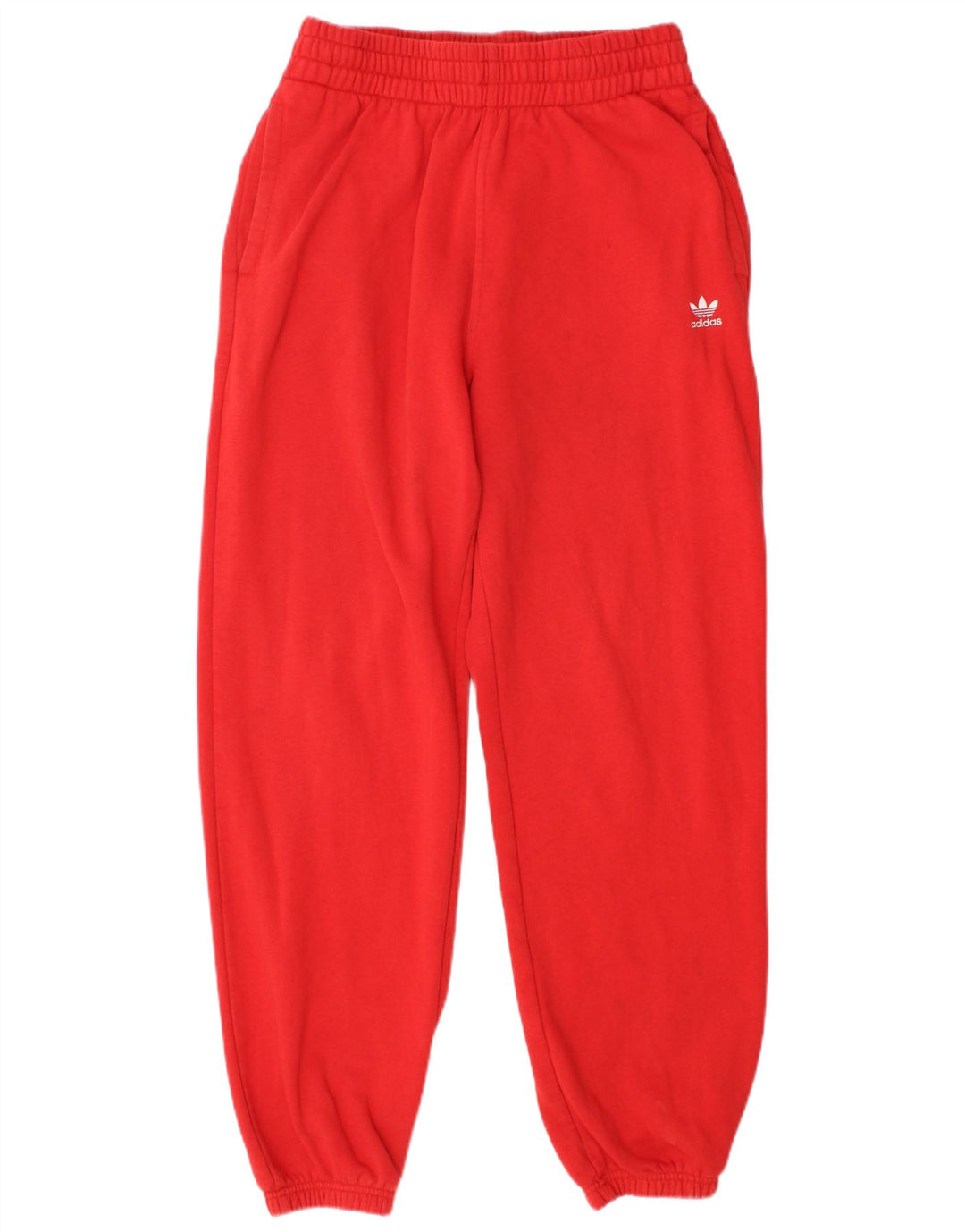 Женские спортивные брюки ADIDAS Joggers UK 12, средний красный хлопок