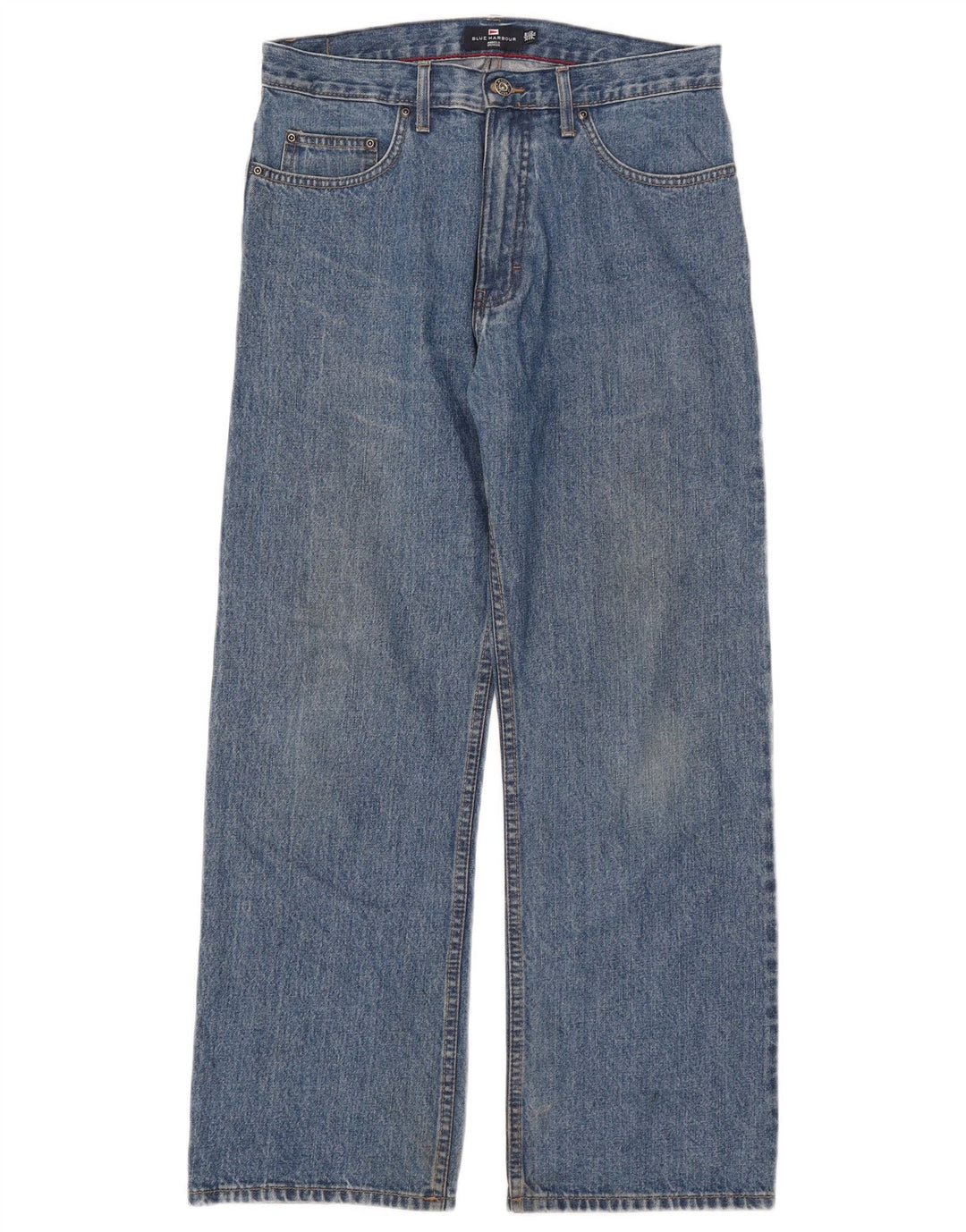 Мужские прямые джинсы Marks & Spencer Blue Harbour W32 L29, синий хлопок