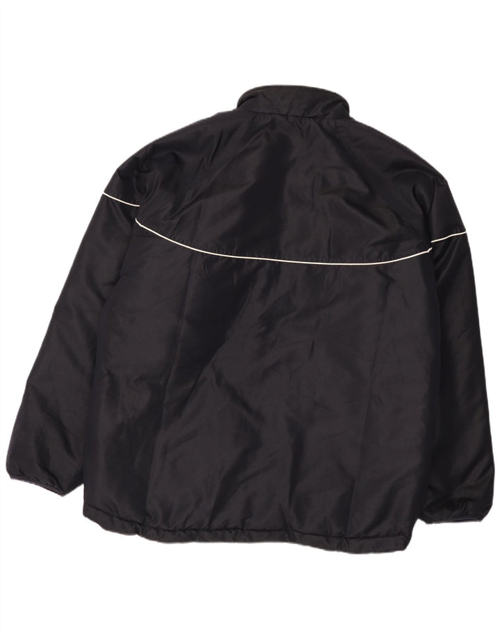 Мужская двусторонняя стеганая куртка Puma UK 44 2XL Темно-синяя с цветными блоками
