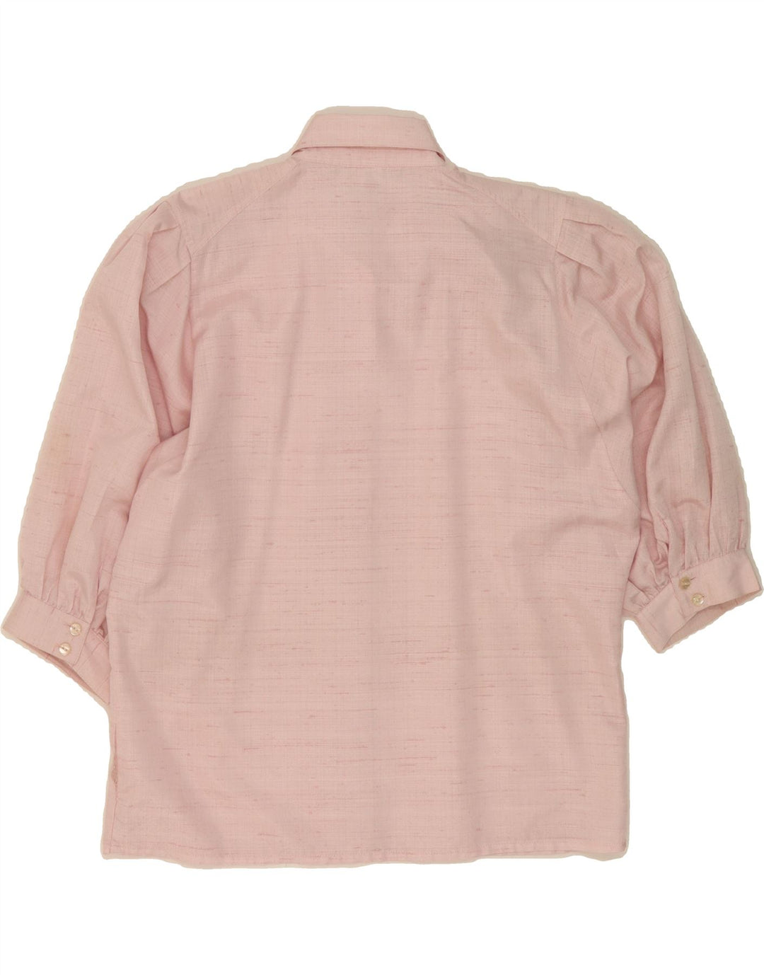 TRU Womens 3/4 Sleeve Shirt Blouse EU 40 Medium Pink Polyester Vintage Tru and Second-Hand Tru from Messina Hembry 