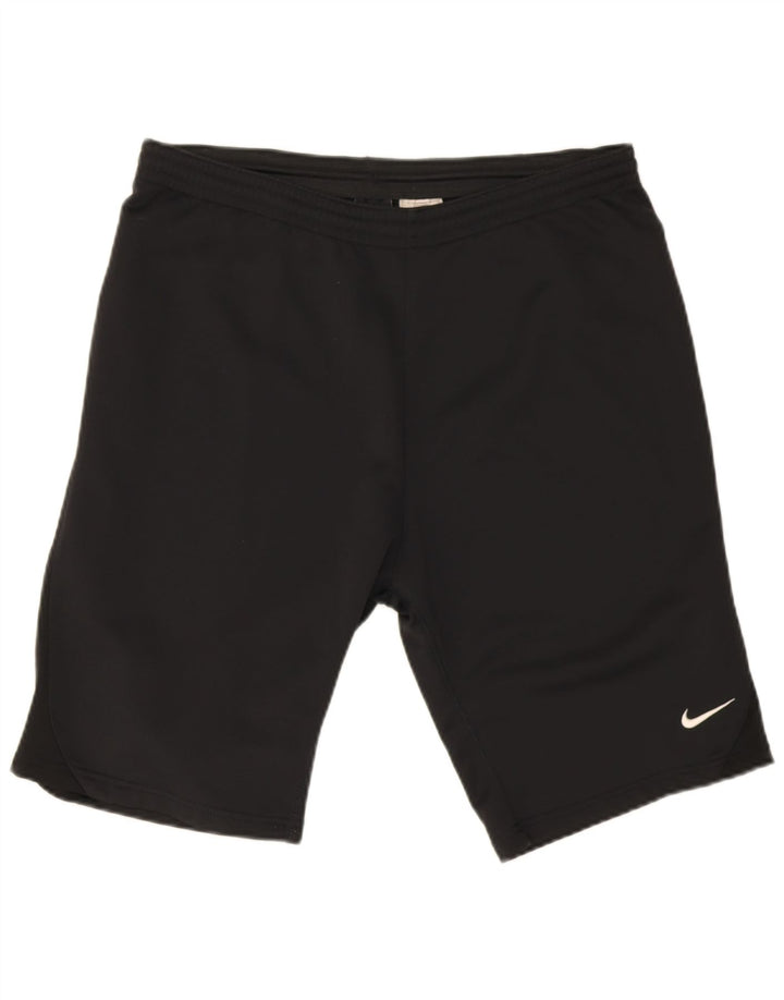 Мужские спортивные шорты Nike с графическим рисунком, большие черные, полиэстер
