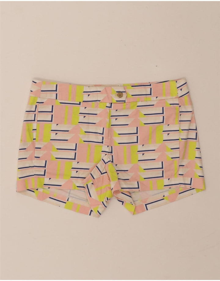J. CREW Womens Chino Shorts US 6 Medium W32  Beige Geometric Cotton Vintage J. Crew and Second-Hand J. Crew from Messina Hembry 