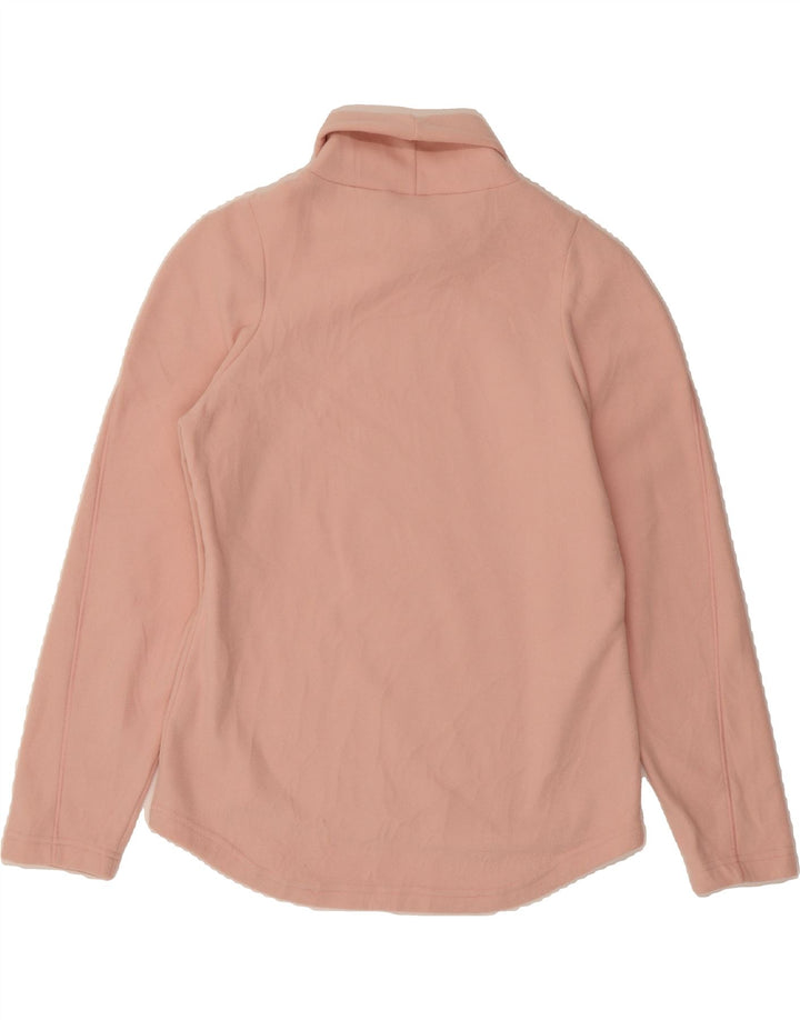 FILA Womens Roll Neck Fleece Jumper UK 14 Large Pink Polyester Vintage Fila and Second-Hand Fila from Messina Hembry 