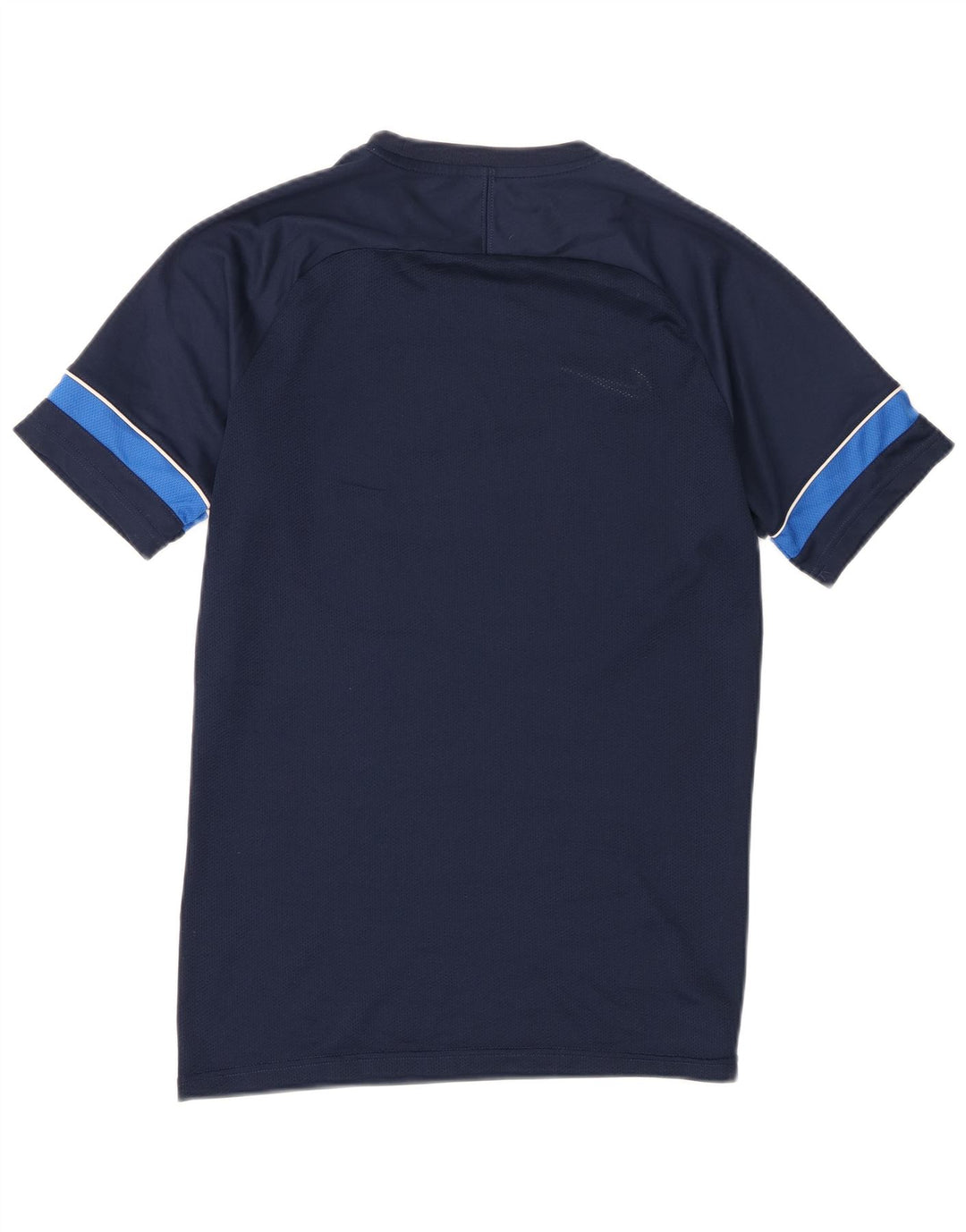 Мужская футболка Nike Dri Fit среднего размера, темно-синяя, с цветными блоками