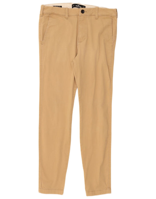Мужские брюки-чиносы Hollister W32 L32 бежевого цвета, хлопок