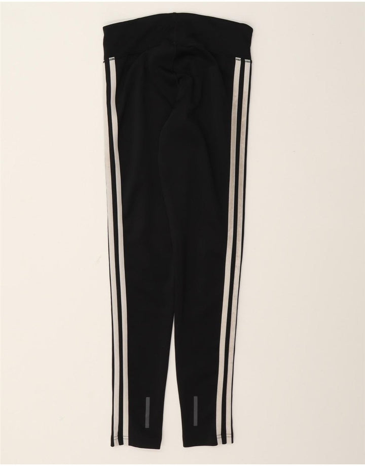 Женские леггинсы Adidas UK 4/6 XS, черный полиэстер