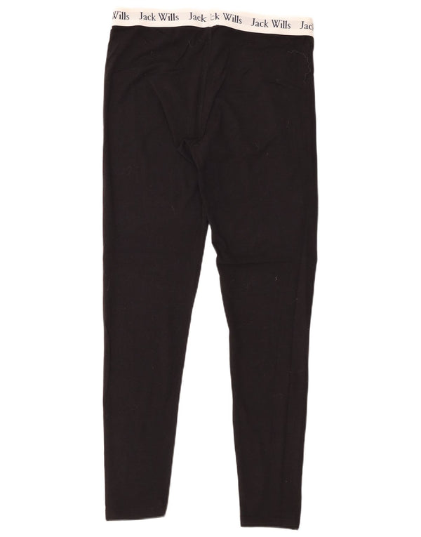 Женские леггинсы с рисунком JACK WILLS UK 12, средний черный, хлопок с цветными блоками