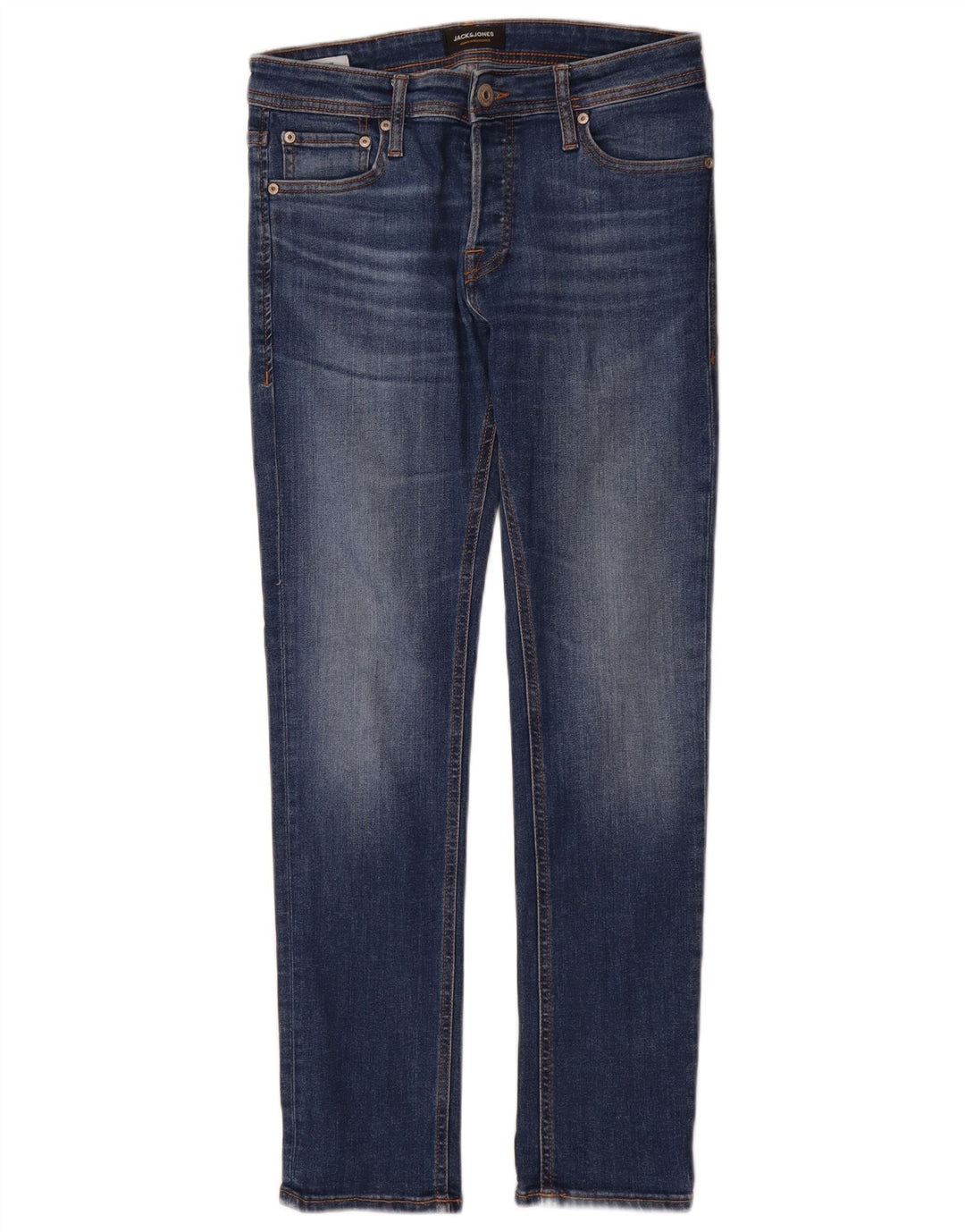 Мужские джинсы GLENN Slim W29 L30 Jack & Jones, синий хлопок