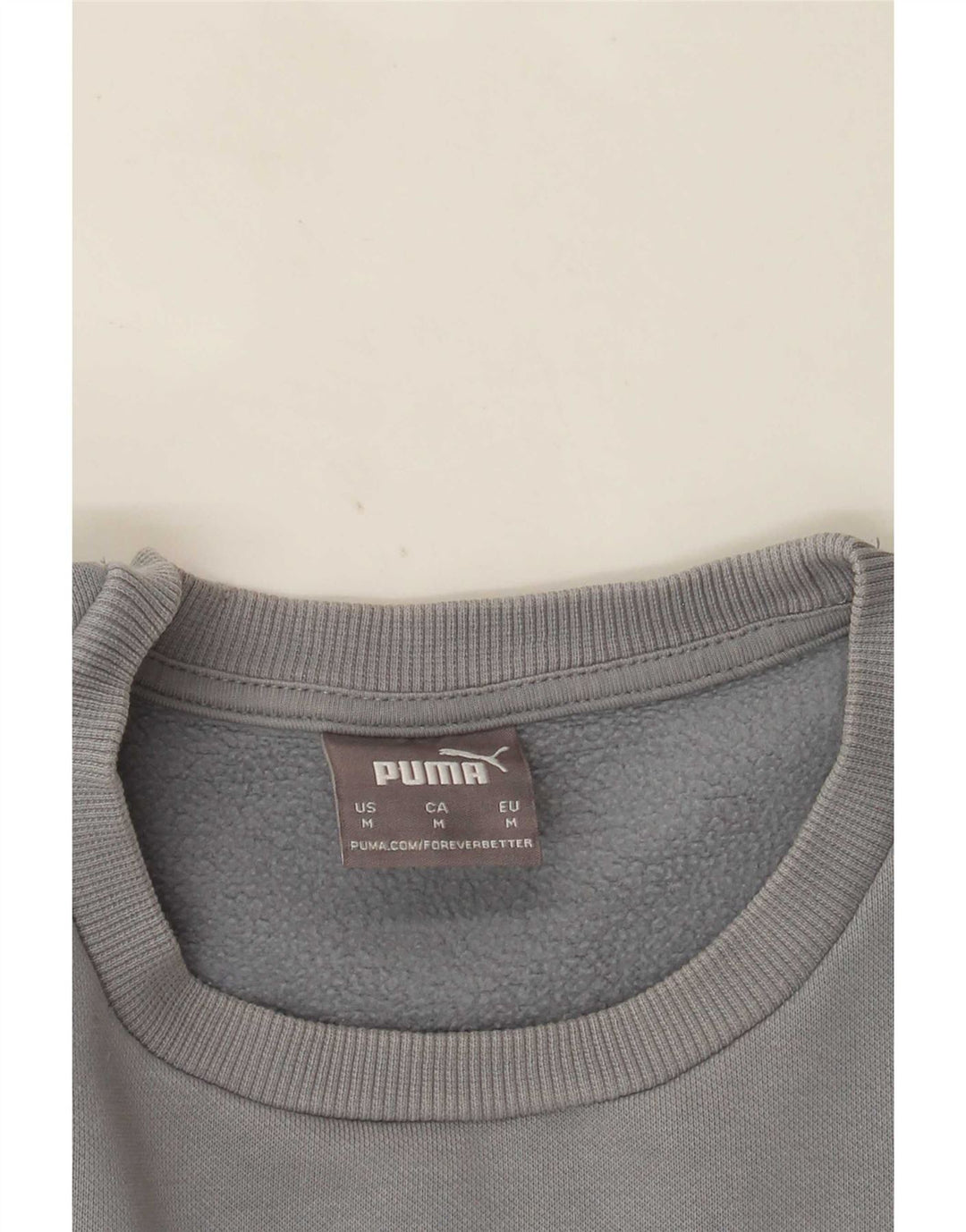 Мужской свитшот с рисунком Puma, средний синий с цветными блоками
