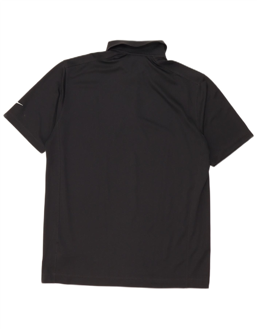 Мужская рубашка-поло Nike Dri Fit, большая черная, полиэстер