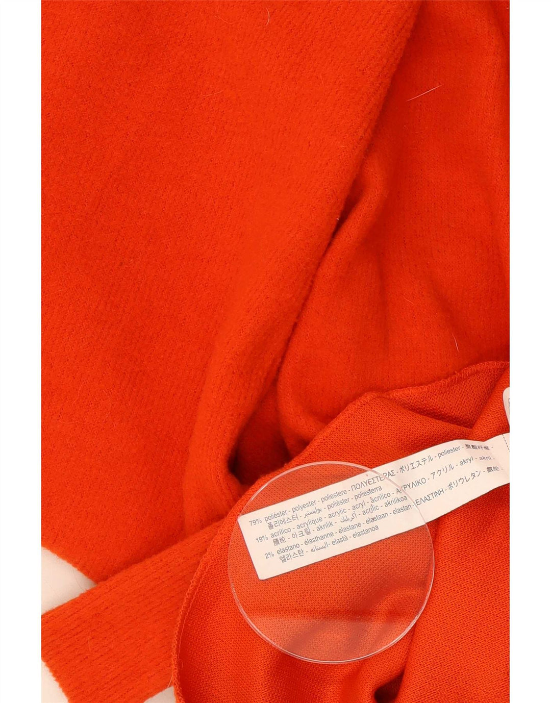 Женский свободный джемпер с высоким воротником Zara UK 10, маленький оранжевый