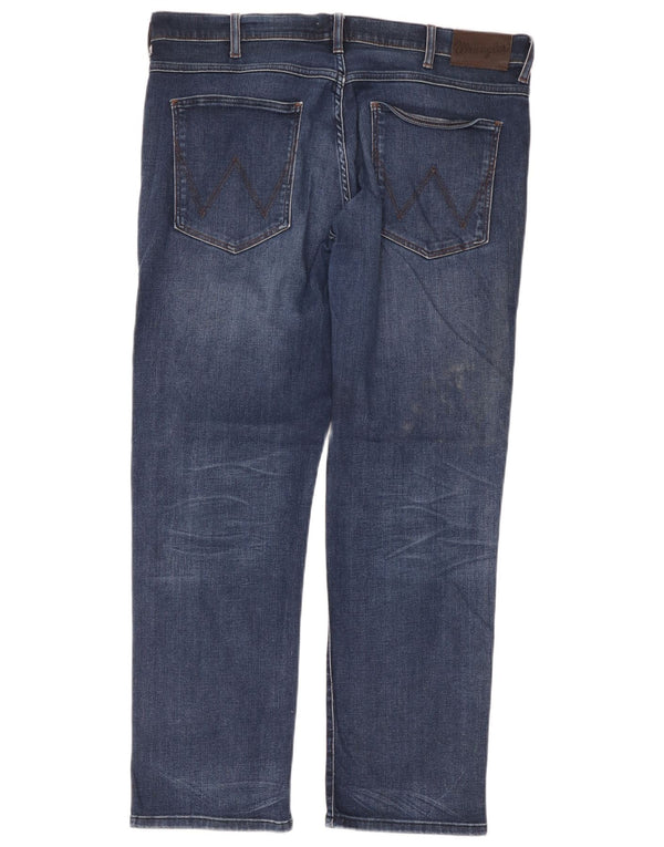 Мужские прямые джинсы Wrangler Arizona W40 L30, синий хлопок