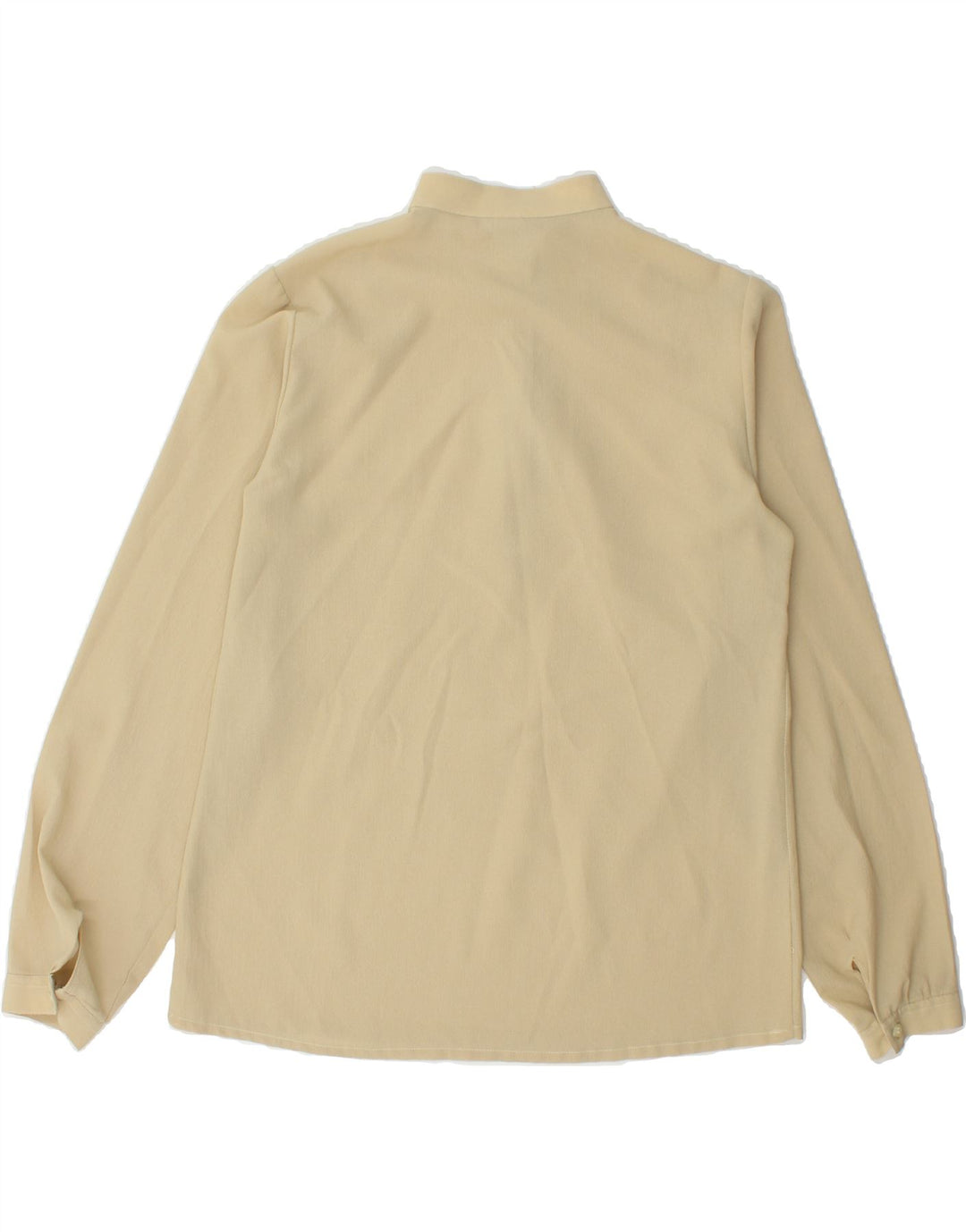 PRIMAVERA FIRENZE Womens Pullover Shirt Blouse UK 14 Large Beige Polyester Vintage Primavera Firenze and Second-Hand Primavera Firenze from Messina Hembry 