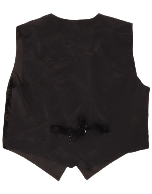 Женский жилет CARINA UK 20 2XL, черный с цветочным принтом