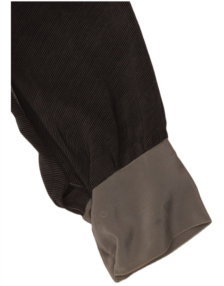 Винтажная женская блузка с длинным рукавом Top IT 48 XL Разноцветный пэчворк