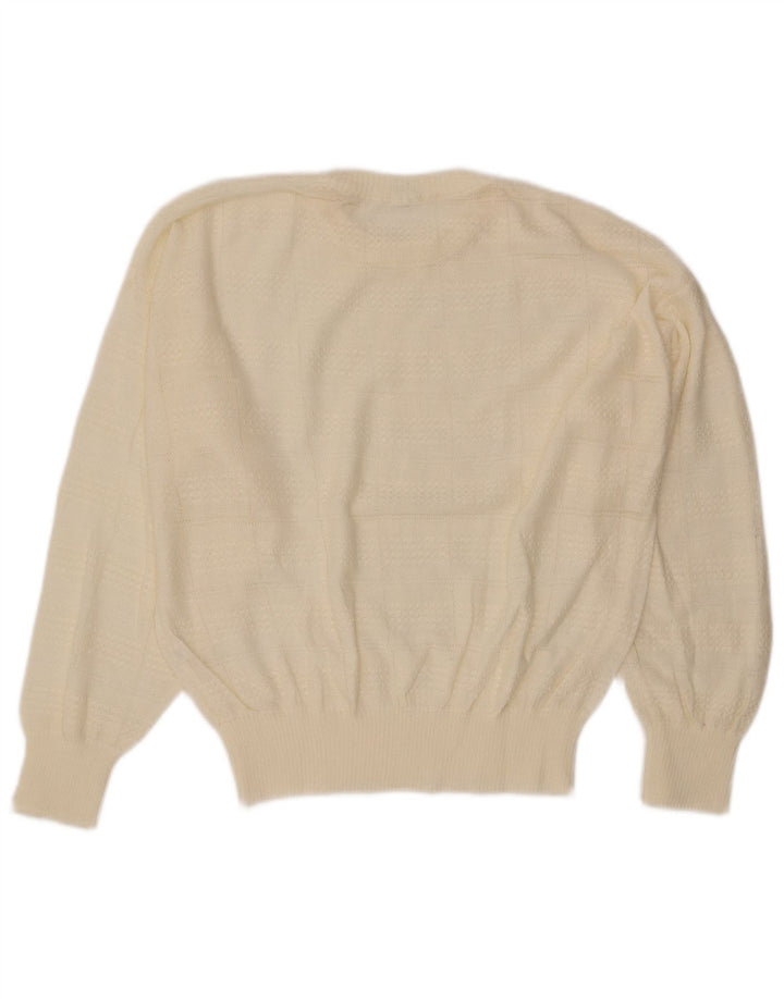 Женский джемпер с круглым вырезом Apart EU 44 XL Off White