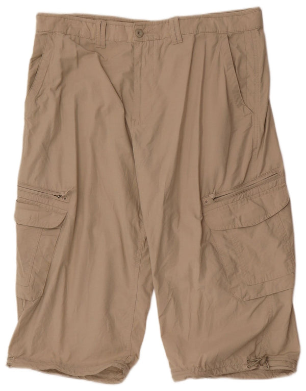 Мужские шорты-карго Marks & Spencer W38 XL, бежевые, хлопок