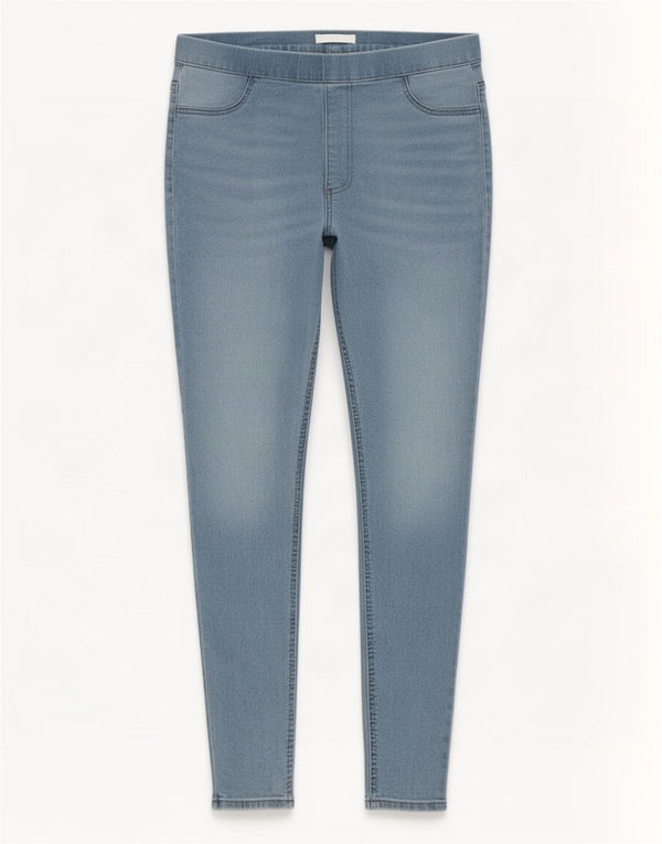 Женские джинсы джеггинсы Marks & Spencer UK 16, большие W32 L29, синие, хлопок