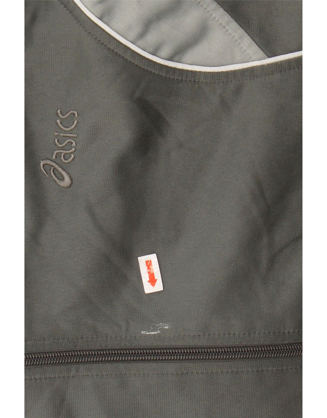 Мужской свитер с капюшоном на молнии ASICS XL, цветной блок, серый