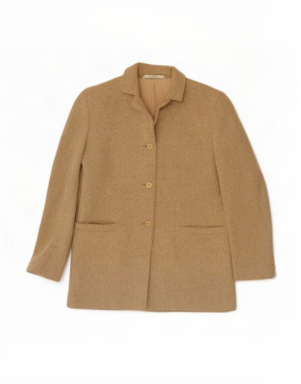 Marks & Spencer Womens St. Michael Blazer Jacket UK 12 Medium Beige