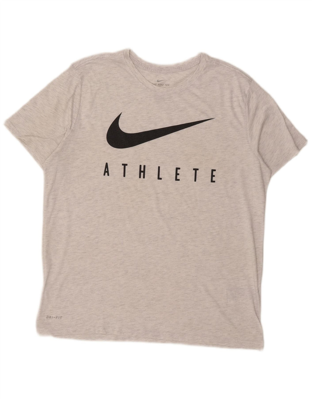 Мужская футболка с рисунком Nike Athletic Cut Top XL, серый полиэстер с крапинками