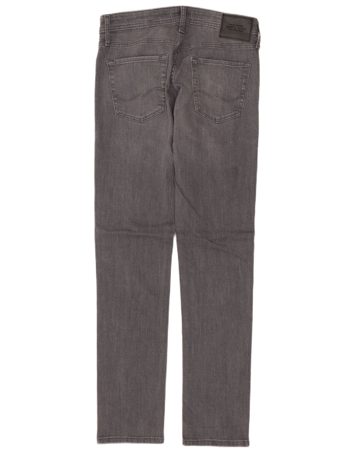 Мужские зауженные джинсы JACK & JONES GLENN W30 L32, серый хлопок