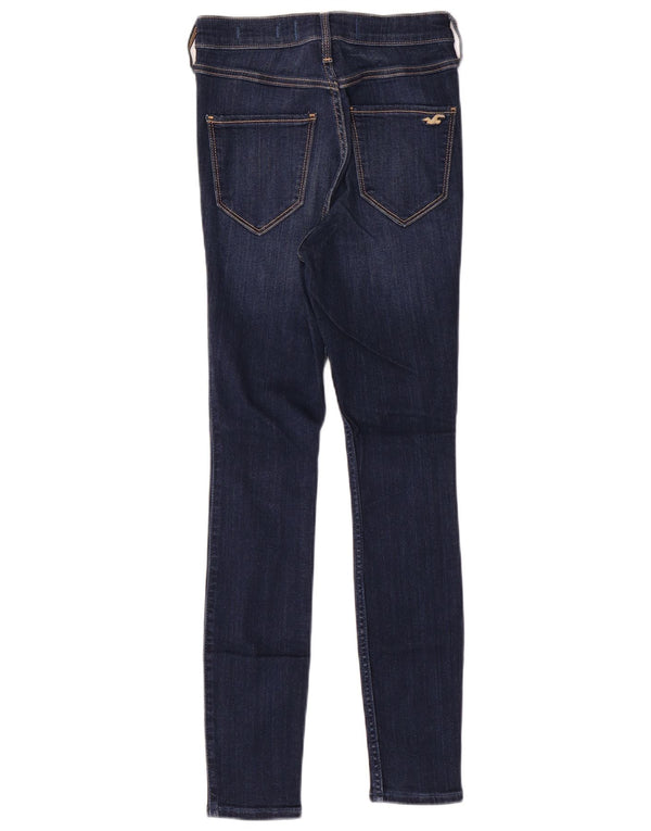 HOLLISTER Женские джинсы скинни W25 L26 Темно-синий хлопок