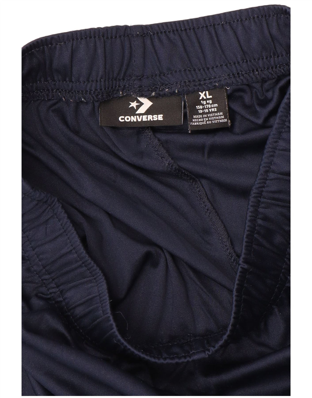 Спортивные шорты CONVERSE с графическим рисунком для мальчиков 13–14 лет XL, темно-синие, полиэстер