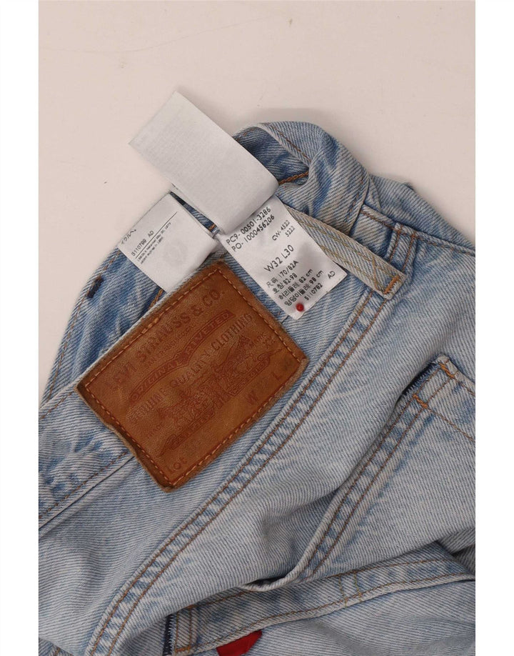 Мужские прямые джинсы Levi's 501 W32 L30 синие, хлопок