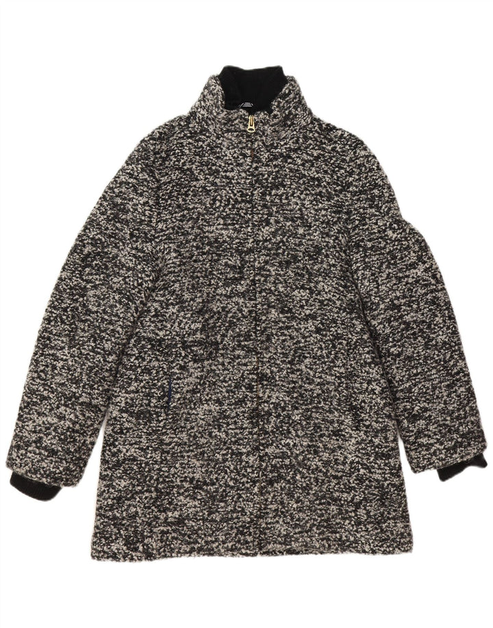 J. CREW Womens Overcoat US 12 Large Grey Wool