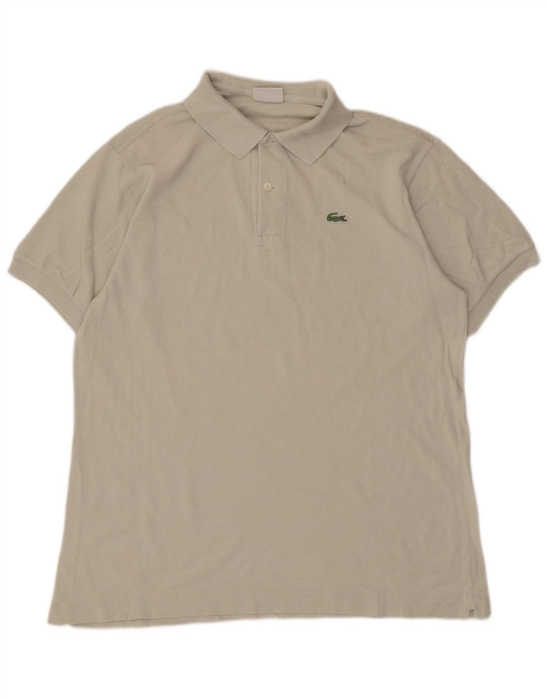 Мужская рубашка-поло Lacoste, размер 5, большая серая, хлопок