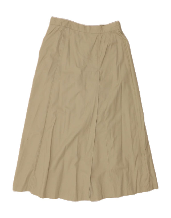 ORVIS Womens Maxi Skirt US 8 Medium W30  Grey Cotton