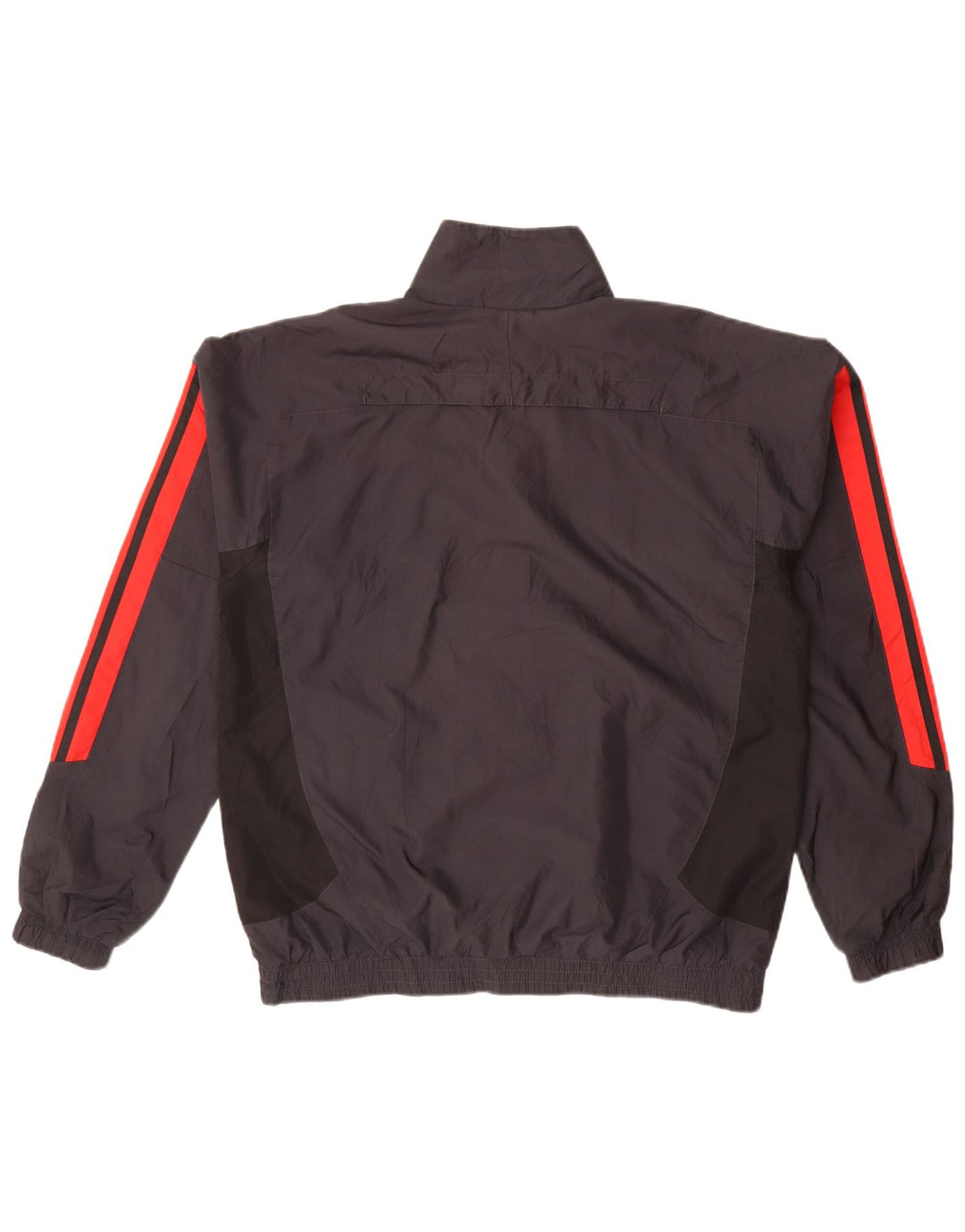 Мужская спортивная куртка ADIDAS UK 40/42, средний черный, цветной блок