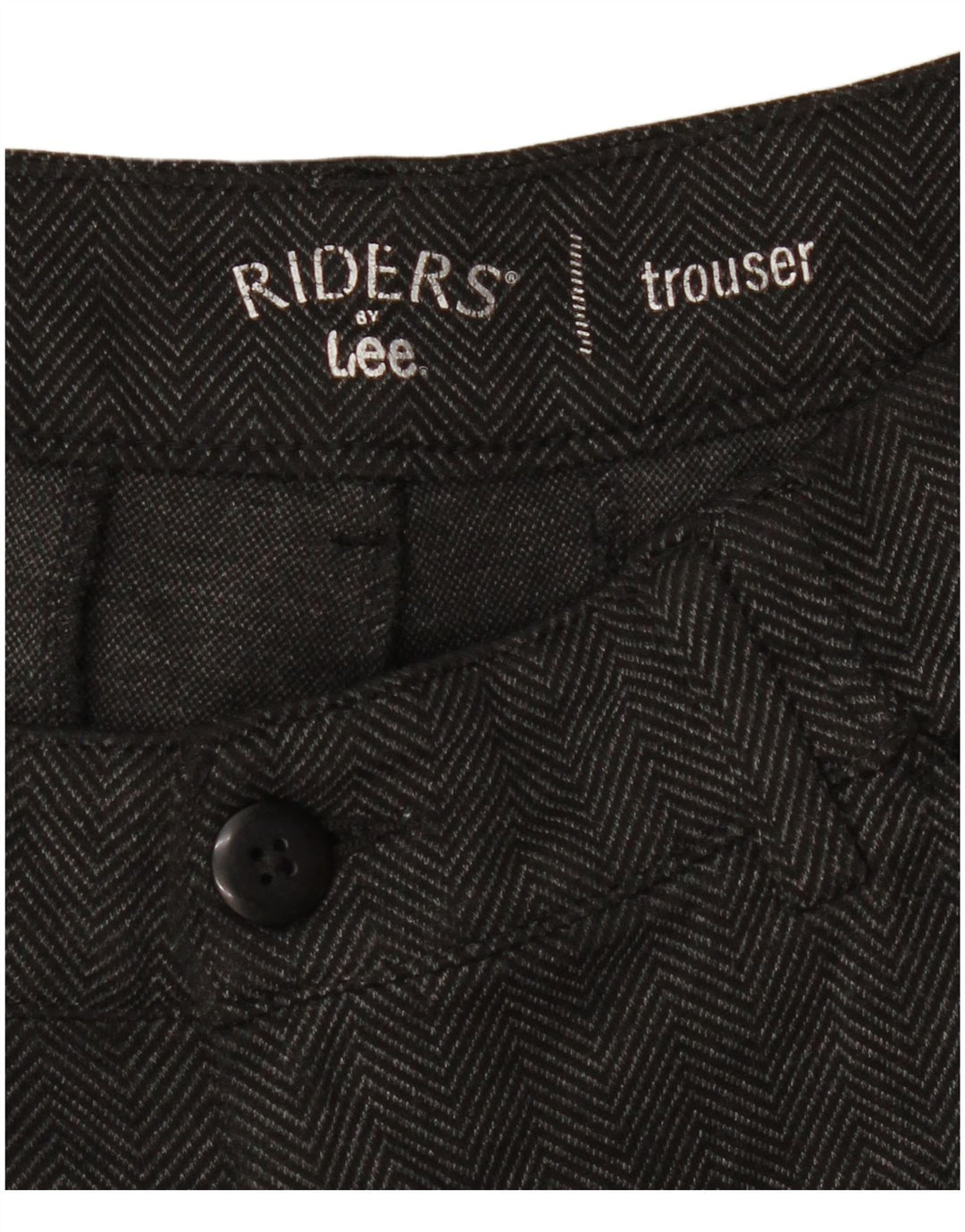 LEE Женские укороченные брюки Riders Bootcut W32 L25 Серые с рисунком «елочка»