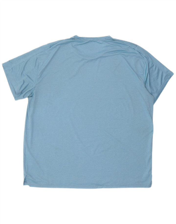 Мужская футболка Nike Dri Fit 2XL, синий полиэстер