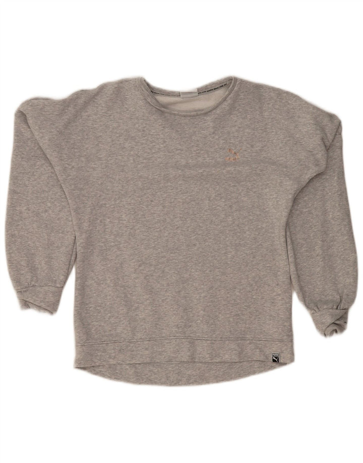 Женский свитер Puma UK 8, маленький серый хлопок