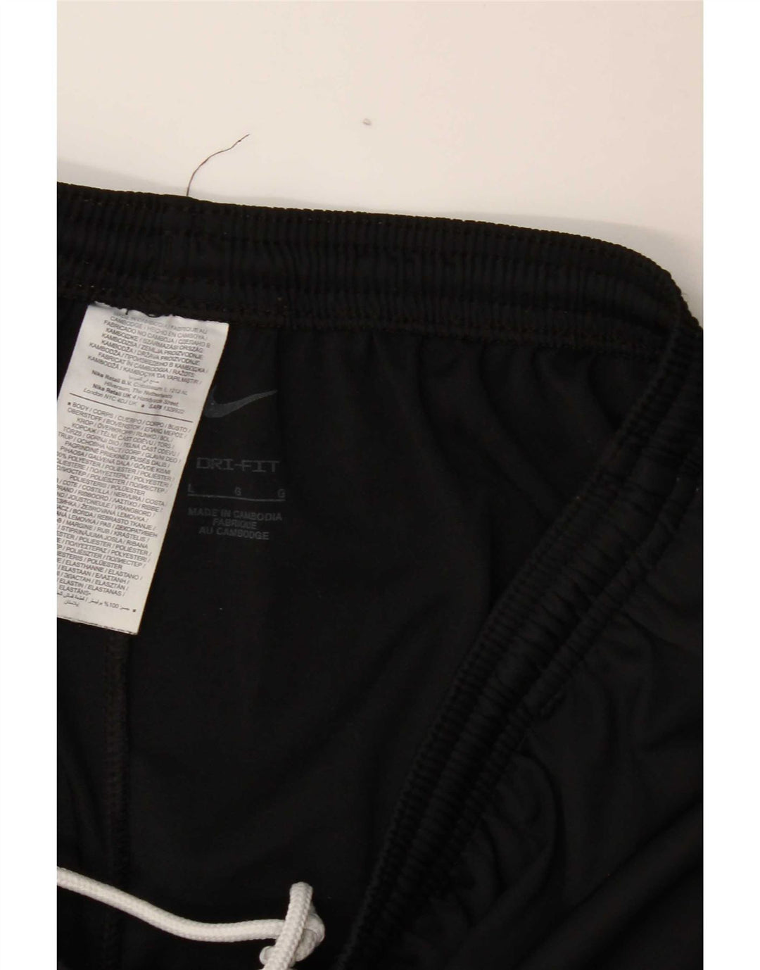 Мужские спортивные брюки Nike Dri Fit, большие черные полиэстер