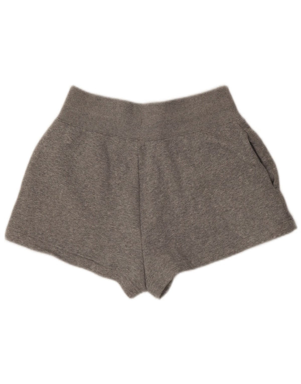 Женские спортивные шорты NIKE UK 10, маленькие серые, хлопковые